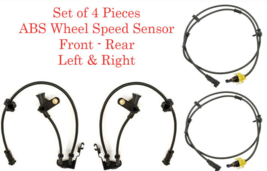 4x ABS Wheel Speed Sensor Front-Rear Left/Right Fit:Town &amp; Country Grand... - $45.99
