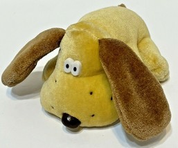 Vintage Tara Toy Co Kennel Kuddlees Tiny Puppy Dog Plush Stuffed Animal 5&quot; Brown - £8.35 GBP
