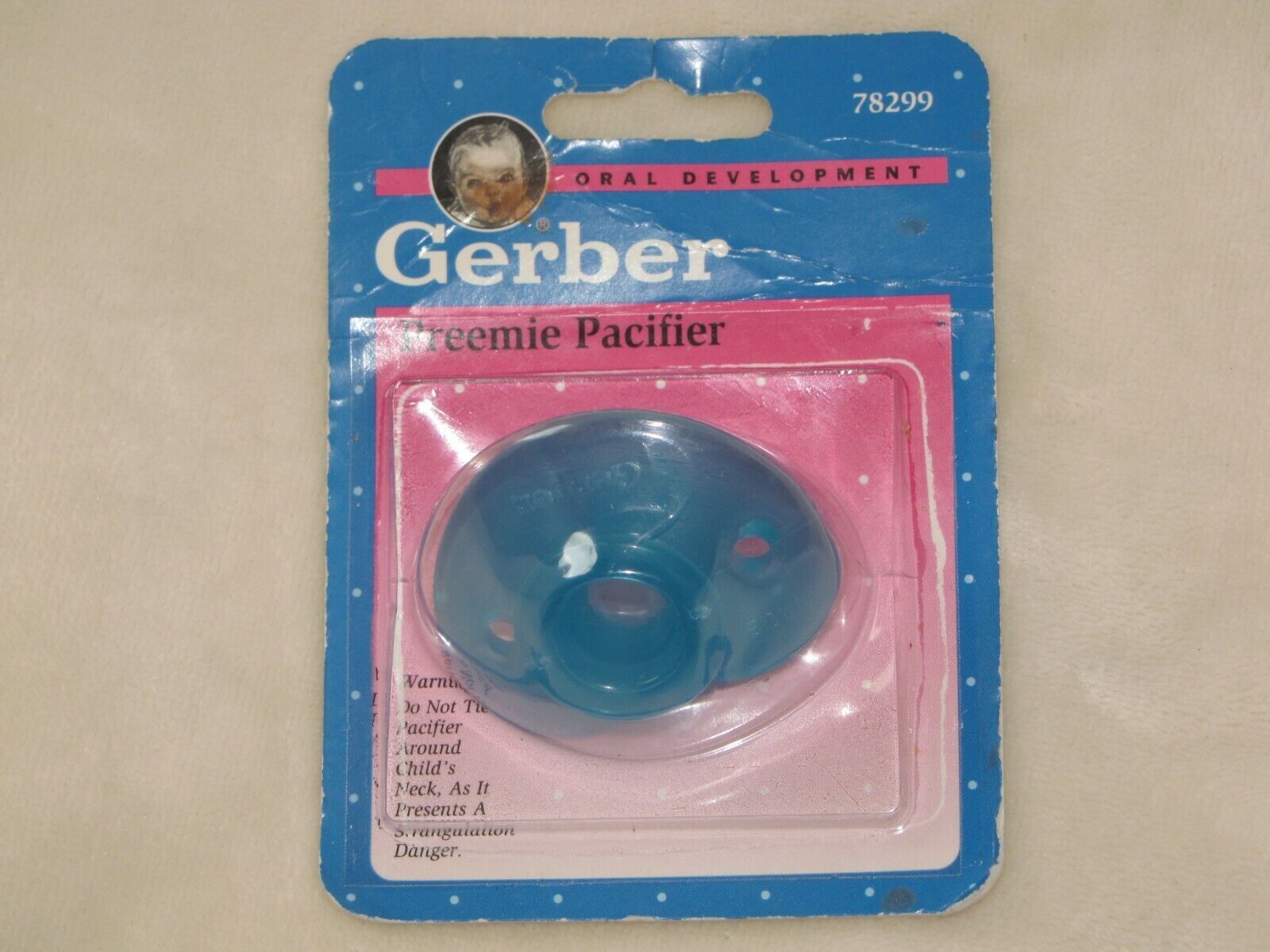 Vintage Gerber Preemie Pacifier 1999 Blue NEW Reborn Doll - $24.74
