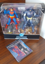 Batman V Superman (4K)+McFarlane Superman vs Armored Batman Figure-NEW-Free S&amp;H! - £54.85 GBP