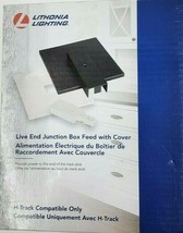 Lithonia Lighting Live End Junction Box Feed With Cover for Track Lights Type H - £7.19 GBP