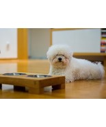 Personalized Wood dog bowl stand, Dog Feeder, Rustic Feeding Station, Ru... - $127.68 CAD