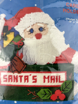 Titan Card Holder Santa&#39;s Mail Plastic Canvas Needlecraft Kit 07278 10x14 in. - £14.99 GBP