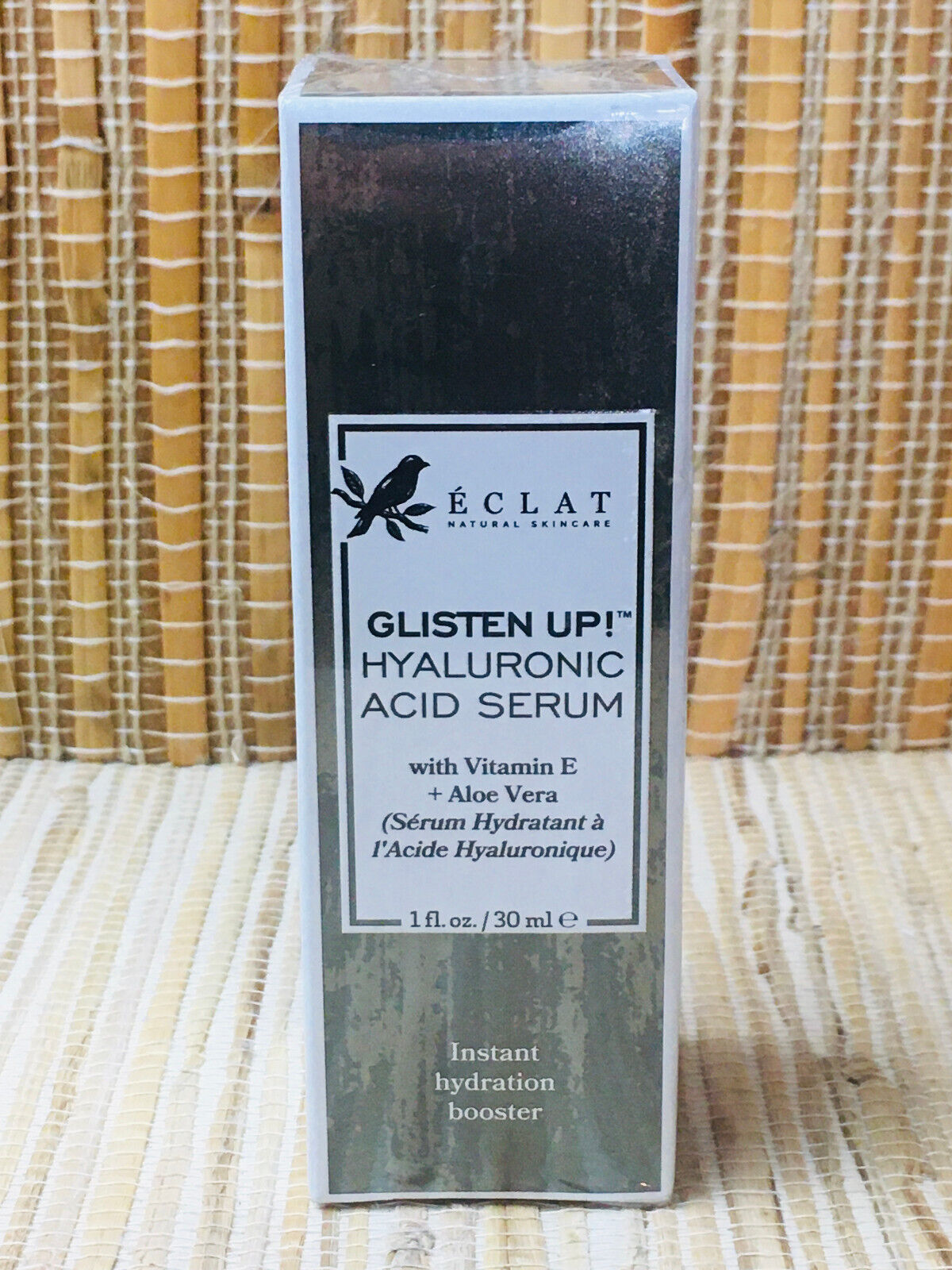 Eclat Glisten Up! Hyaluronic Acid Serum Vitamin E Aloe Vera 1 oz ...