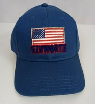 New Kenworth Trucks Men’s Hat Embroidered With USA Flag Adjustable Baseball Cap - £14.55 GBP