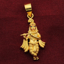 22 Karat Shining Gold Fashion Jewellery Heart Pendants For Half Daughter - £325.15 GBP