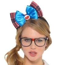 Nerd Geek Chic Plaid Bow Headband Plaid - $8.64