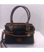 Vintage Dooney &amp; Bourke Black Shoulder Bag With Long Strap - $2,301.56 MXN