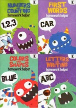 Homework Helper Educational Workbooks - Kindergarten - Set of 4 Books - £12.72 GBP