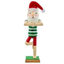 Kurt S. Adler 15-Inch Wooden Yoga Santa Nutcracker - $49.48