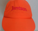 Rare 80&#39;s Vintage Nylon Jantzen Beach Surf Snapback Hat Cap Neon Orange - £15.56 GBP