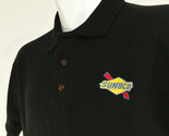 SUNOCO Gas Station Oil Employee Uniform Polo Shirt Black Size L Large NEW - £20.00 GBP