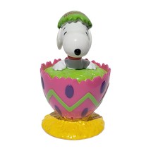 Easter Snoopy Decoration Hallmark 3  easter egg with grass - $10.00