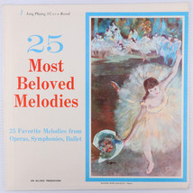 Various – 25 Most Beloved Melodies - 1968 12&quot; LP Vinyl Record All Disc BMN - $8.88