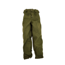 Vintage 1997 Hasbro 12&quot; Gi Joe George S Patton Replacement Green Pants W Buttons - £7.56 GBP