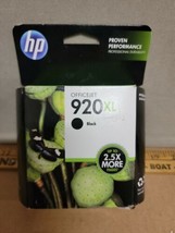 Genuine HP 920XL Ink Black CD975AN High Capacity Sealed Exp Jan 2015 - $1.88