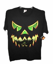 NEW Haunted Face Jack O&#39; Lantern Halloween T-Shirt 2XL, 3XL - £10.35 GBP