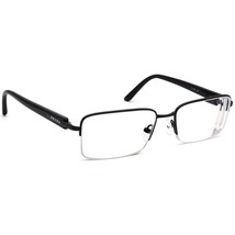 Prada Eyeglasses VPR 51M 1BO-1O1 Black Half Rim Metal Frame Italy 54[]17... - $1,310.21 MXN
