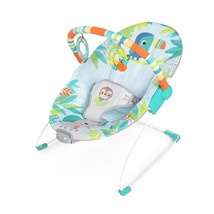 Bright Starts Baby Bouncer Soothing Vibrations Infant Seat - Removable - $41.13