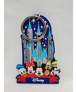 Disney Castle Mickey Minnie Donald Goofy Pluto Keychain - €8,49 EUR