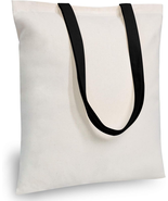 12-Pack Economical Cotton Tote Bag, Lightweight Medium Reusable Grocery ... - $611.31 MXN
