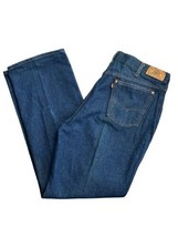 Rare Vtg Levi’s 557 For Cowboys Made In Usa 36x31 Dark Wash Denim Levi Jeans - $296.95