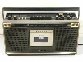 General Electric AM FM Cassette Player Recorder Vintage GE Model 3-5255A... - $56.49