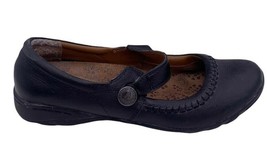 Hush Puppies Shoes Women US Size 7 Black Leather Mary Jane Gyneth H503764 Strap - £15.95 GBP