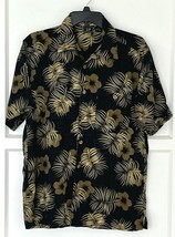 Hawaiian Style Shirt - Hibiscus Floral Print - Sz S - £14.69 GBP