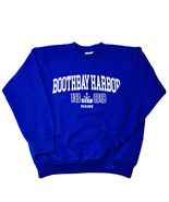 Boothbay Harbor Maine Childrens Unisex Size S Youth Royal Blue Fleece Sw... - €14,71 EUR
