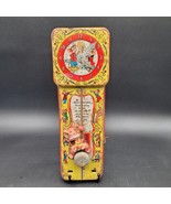 Vintage Mattel Tin Litho Wind-Up Toy ~HICKORY DICKORY DOCK~ Musical Part... - $566.32 MXN