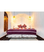 Burgundy handmade moroccan blanket, Berber blanket, woven blanket,Cotton... - $149.00