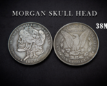MORGAN SKULL HEAD COIN by Men Zi Magic - £9.45 GBP
