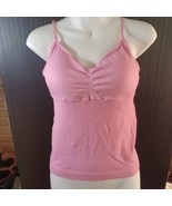 NOBO NO BOUNDARIES PINK SEAMLESS RIB TANK TOP SZ. Jr.  L ( 11-13 ) - $6.93