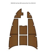 1999-2004 Sea Ray 260 Sundancer Bow Pad Boat EVA Foam Faux Teak Deck Flo... - $1,088.05 CAD