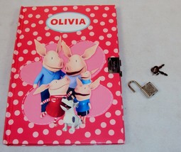 Olivia Lock Diary For Girls ~ Olivia&#39;s Family, 75 Pages, Hardbound, Lock &amp; Keys - £10.02 GBP