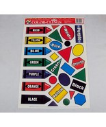 Window Clings ~ Primary Colors &amp; Shapes ~ 28 Reusable Static Cling Stickers - €7,56 EUR