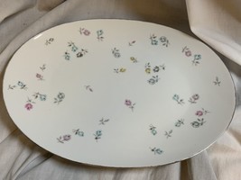 Bouquet By Sango Oval 14&quot; Serving Platter Made In Japan - £22.37 GBP