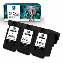 3PK Inkjet Cartridge Black  PG-240XL PIXMA Printer For Canon MX459 MX392... - $80.99