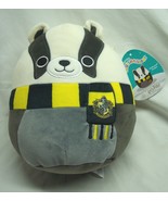 Kellytoy SQUISHMALLOWS Harry Potter HUFFLEPUFF BADGER 8&quot; Plush Stuffed T... - $300.25 MXN