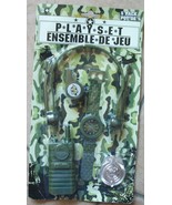 5 piece army play set new - $5.84