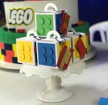 Building Blocks Treat Box Set of 6 | Brick Theme Party Favor Boxes | Col... - $36.00
