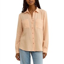 Z Supply kaili button up top in Grapefruit - size S - $60.39