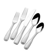 St. James Country Hammered 18/10 Stainless Steel 45pc Set - £93.05 GBP