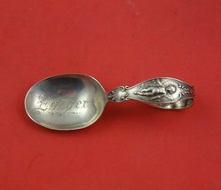 Nursery Rhyme by Reed and Barton Sterling Silver Baby Spoon Bent Handle w/Cherub - £61.52 GBP