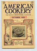 American Cookery October 1938 Boston Cooking School Tomato Pie Recipes Menus - £10.36 GBP