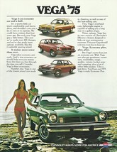 1975 Chevrolet VEGA sales brochure catalog 2nd Edition GT COSWORTH Chevy - $8.00