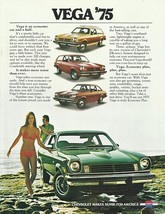 1975 Chevrolet VEGA sales brochure catalog 1st Edition LX GT Chevy - $6.00