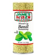 JANE&#39;S Krazy Mixed Up BASIL SEASONING All Natural All Purpose Spice Blen... - $339.16 MXN