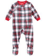 allbrand365 designer Baby Stewart Plaid Footed Pajamas,Stewart Plaid,24 Months - £18.49 GBP